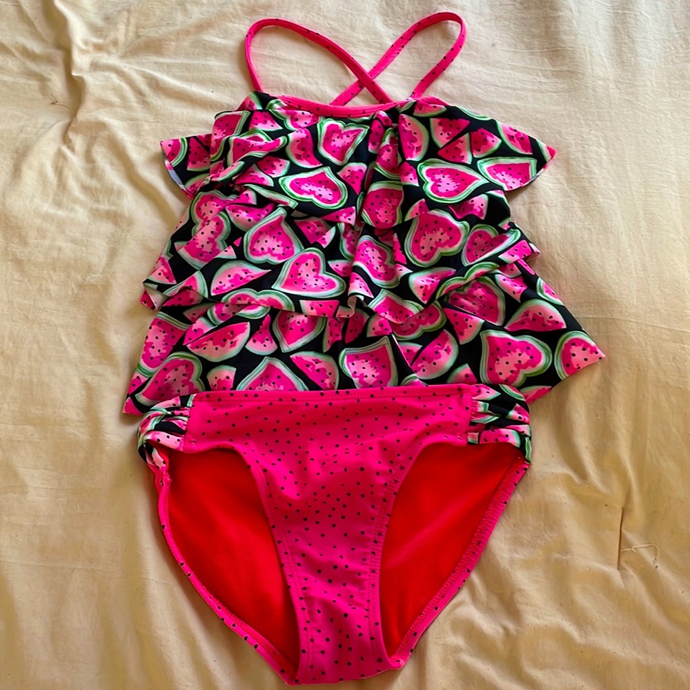 Kids watermelon bathing suit two piece